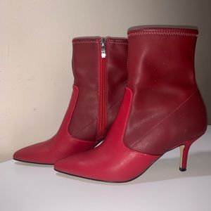 MARC FISHER - RED - KITTEN HEEL